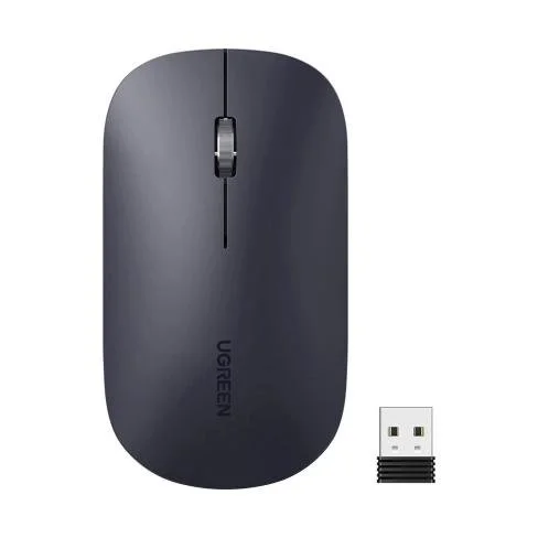 Мышка Ugreen MU001 Portable Wireless Black (90372), фото №1