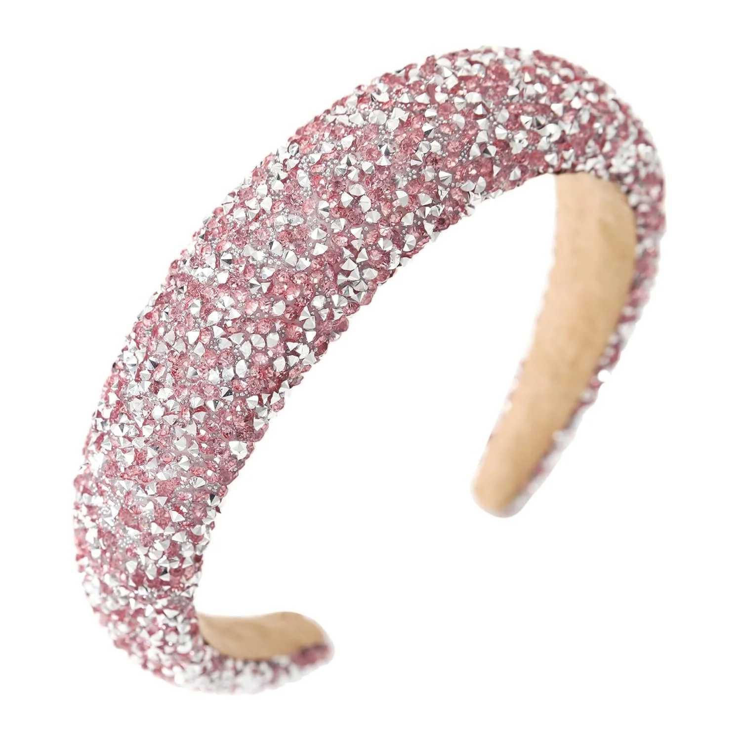 Обруч для волос Блестящий, Розовый, фото №1 Обруч для волос Блестящий, Розовый, фото №1