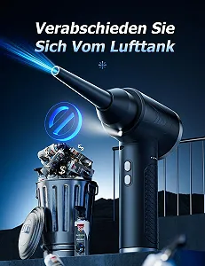 Акумуляторний повітродувка  100 000 RPM 3 швидкості 9000 mAh LED для авто та дому synthetic.ua - Фото 1