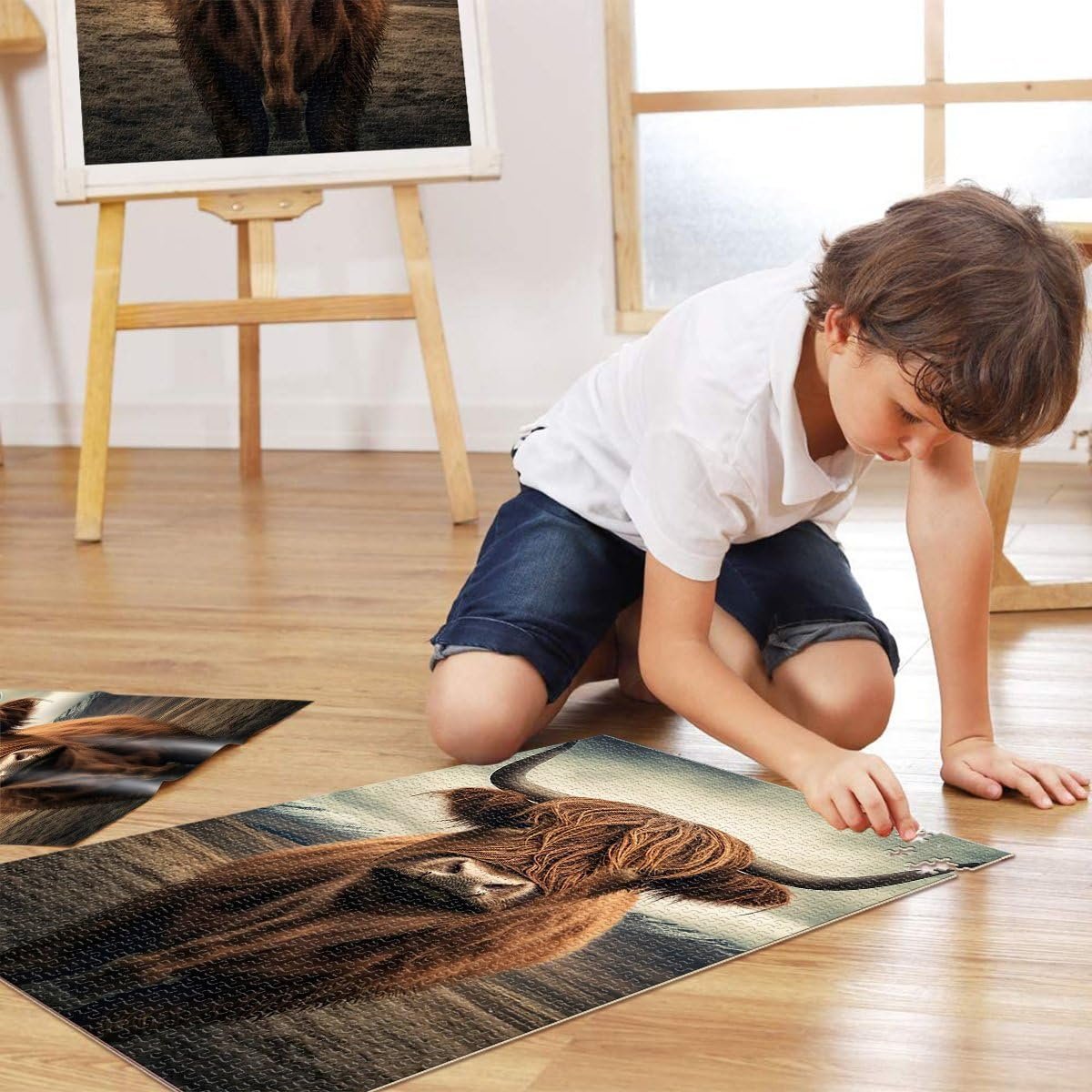 Пазл Highland Cattle 1000 деталей 38 x 26 см, фото №4