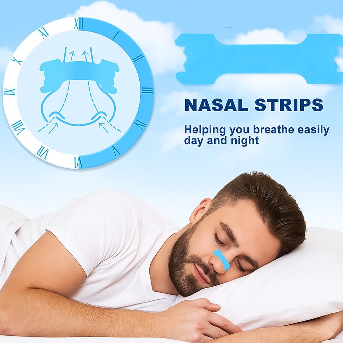 Засіб від хропіння 60 штук Блакитні, фото №3 Засіб від хропіння 60 штук Блакитні, фото №3