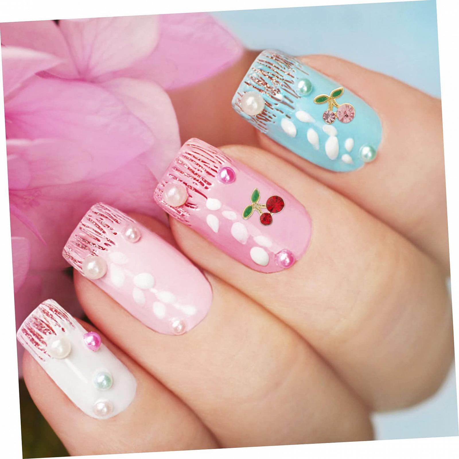 Прикраса для нігтів Вишня WOONEKY 36 шт., фото №5