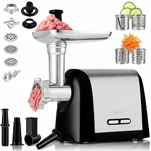 Мясорубка электрическая Zeegma Molen Chef 1200 Вт 1.8 кг/мин реверс - Фото 1