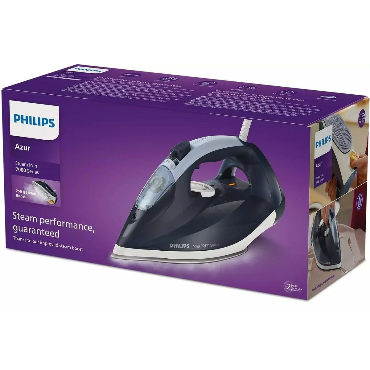 Паровой утюг Philips Azur DST7030/20 Blue, фото №6
