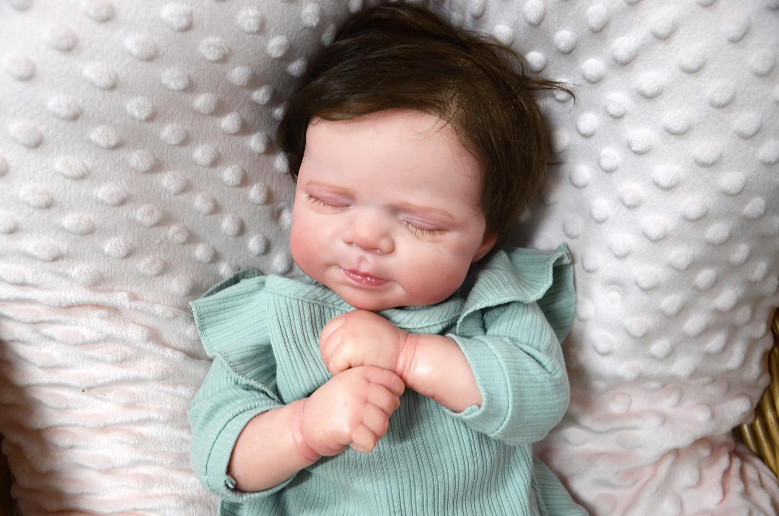 Кукла Zero pam Reborn Girl 45 см Full Silicone Realistic Dolls с аксессуарами, фото №3