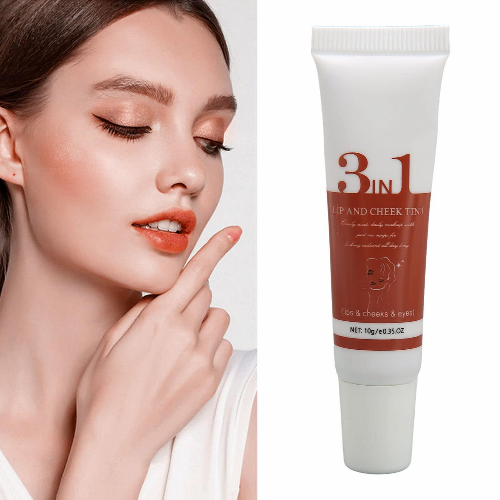 Лак для губ ANGGREK 3-в-1 Lip Cheek Tint Косметика для щік губ очей (#4), фото №4