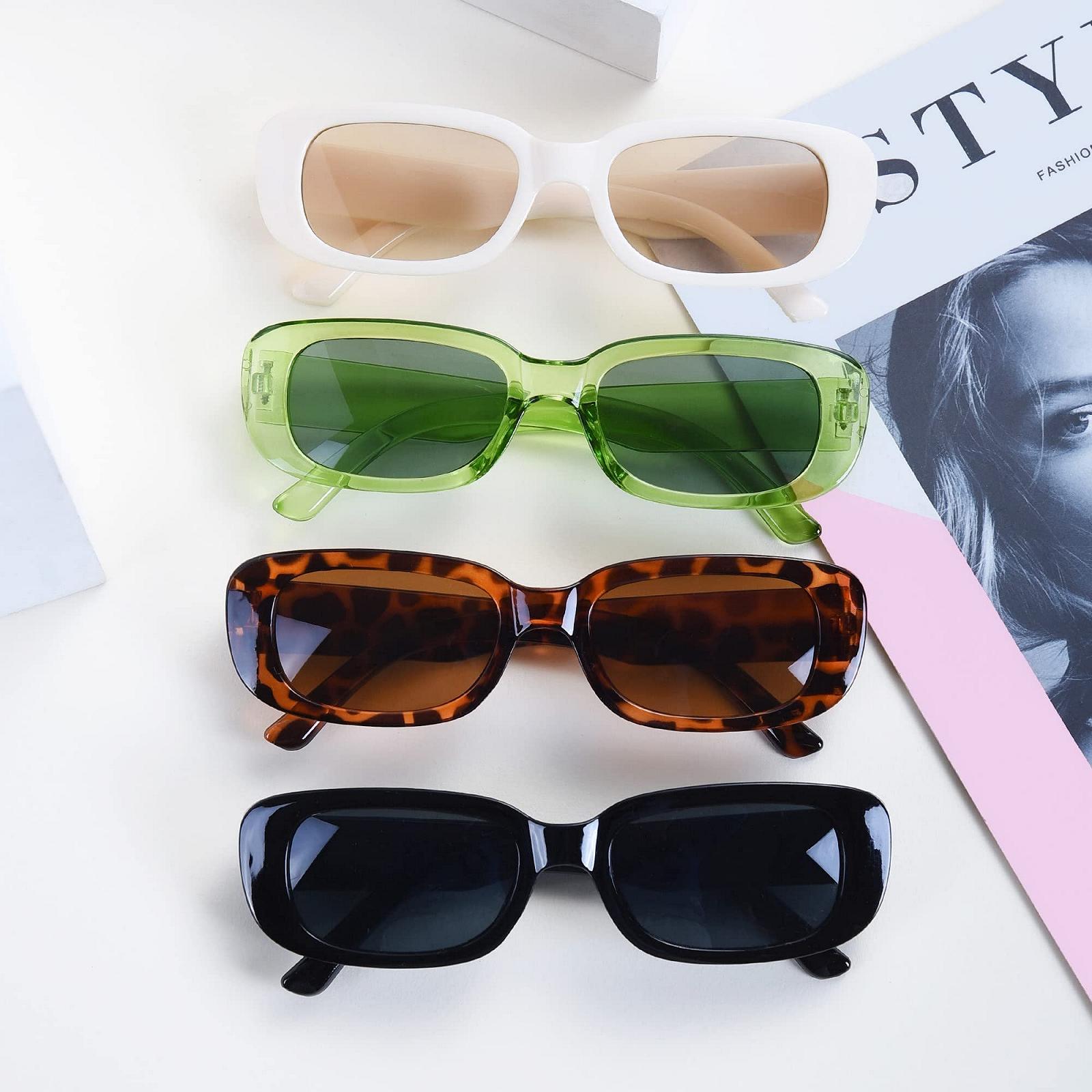 Сонцезахисні окуляри прямокутні Unning, набір 4 шт, фото №6