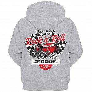 Дитяча Куртка з Капюшоном Fun Costs 8 Cylinder Rockn Roll (з принтом на спині) - Фото 1