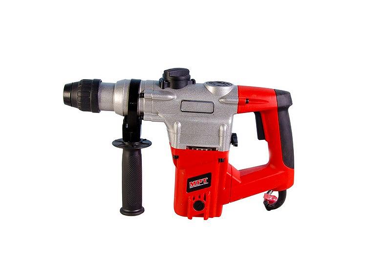 Перфоратор MPT SDS-PLUS 26 мм 1050 Вт 930 об/хв 4500 уд/хв 4.5 Дж 3 режими аксесуари 5 шт кейс MRH2603, фото №2