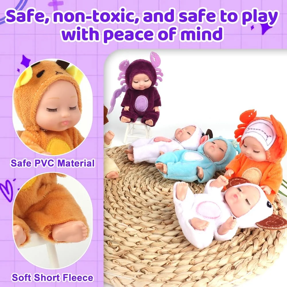 Міні Лялька Fiotha 12 шт. 9 см Різнокольоровий, фото №5