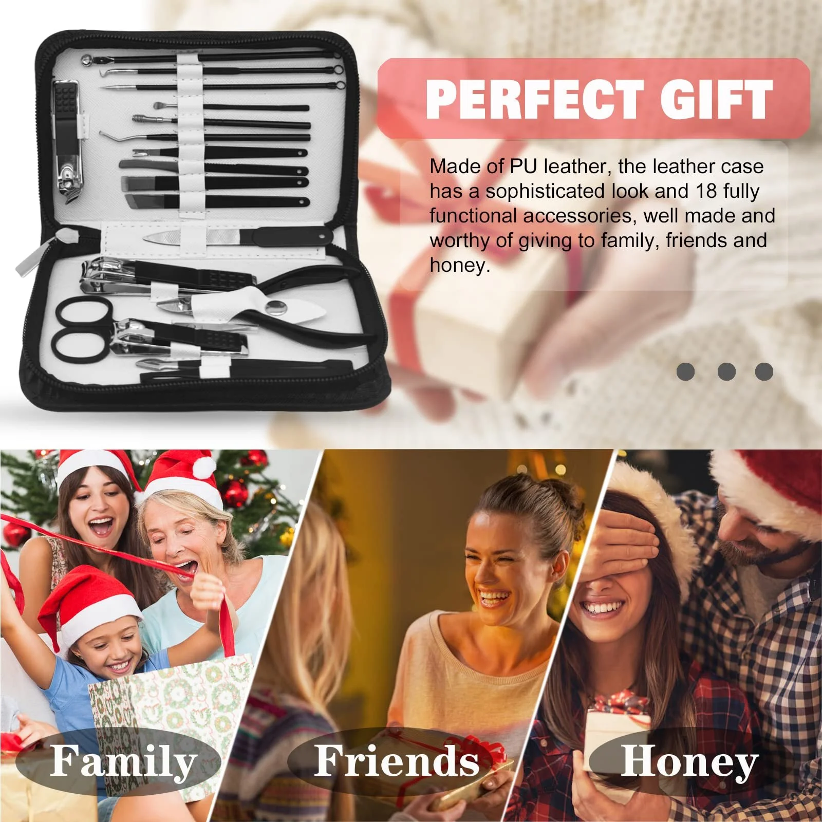 Набір для манікюру, 18 в 1 професійний, фото №6