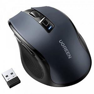 Мышка Ugreen MU006 Ergonomic Wireless Gray/Black (15063) цена на synthetic.ua - Фото 1 Мышка Ugreen MU006 Ergonomic Wireless Gray/Black (15063) synthetic.ua - Фото 1