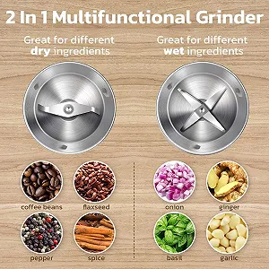 Электрическая кофемолка KYG 300 Вт, 100 г цена на synthetic.ua - Фото 1 Электрическая кофемолка KYG 300 Вт, 100 г synthetic.ua - Фото 1