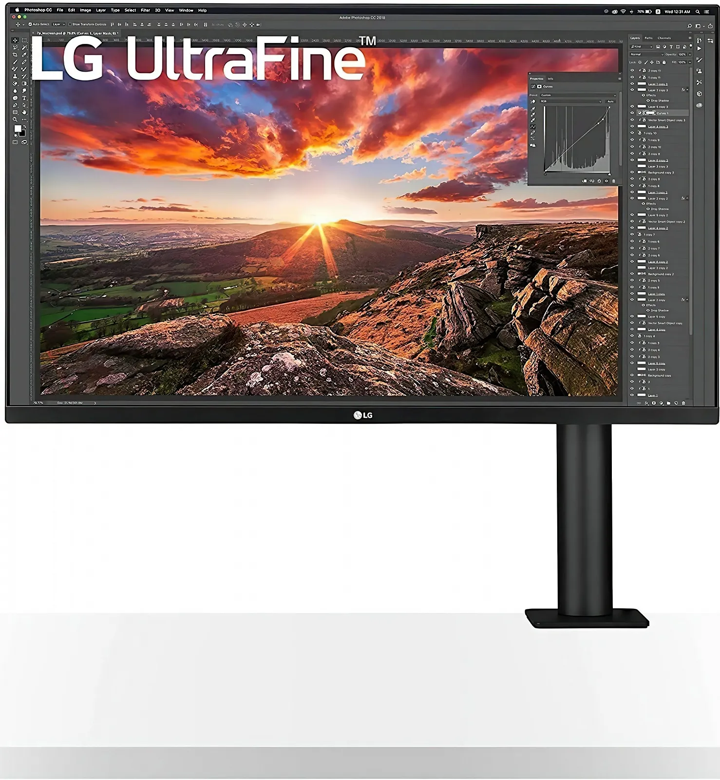 Монітор 31.5" LG 32UN880 Ergo 4K IPS 60 Гц, фото №2 Монітор 31.5" LG 32UN880 Ergo 4K IPS 60 Гц, фото №2