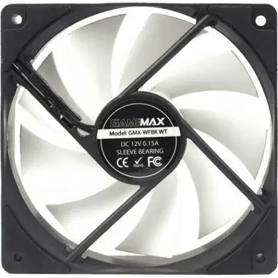 Кулер для корпуса Gamemax GMX-WFBK-WT, фото №4