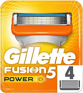 Сменные кассеты Gillette Fusion Power 4 шт - Фото 1