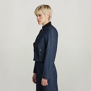 Женская куртка G‑Star Drawstring Bomber Jacket - L synthetic.ua - Фото 1