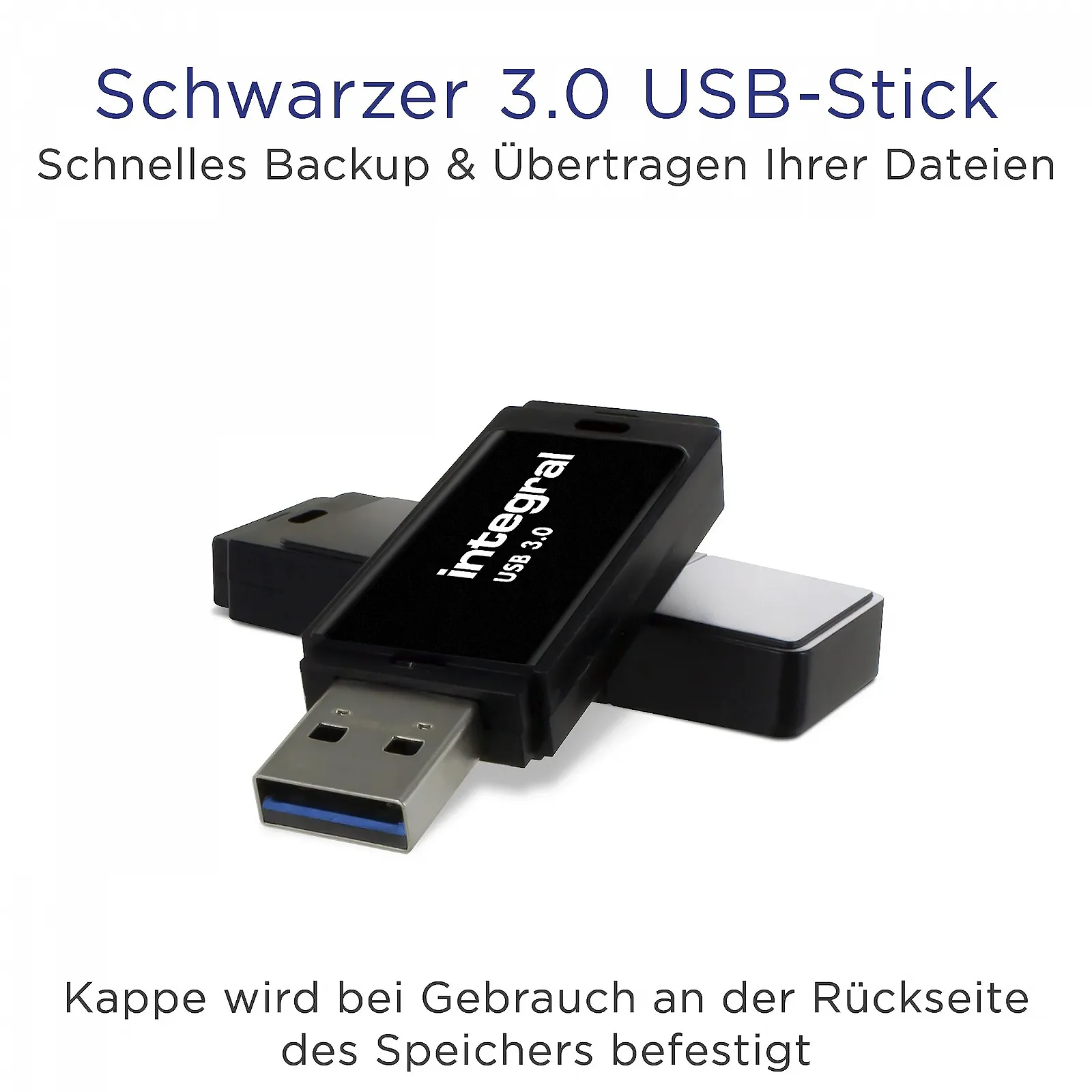 USB-флеш-накопичувач Integral 128 ГБ USB 3.0 Чорний, фото №2