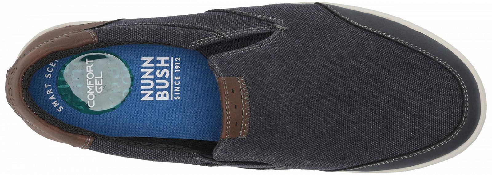 Кроссовки слипоны мужские Nunn Bush Kore City Walk Canvas Moc Toe, фото №5