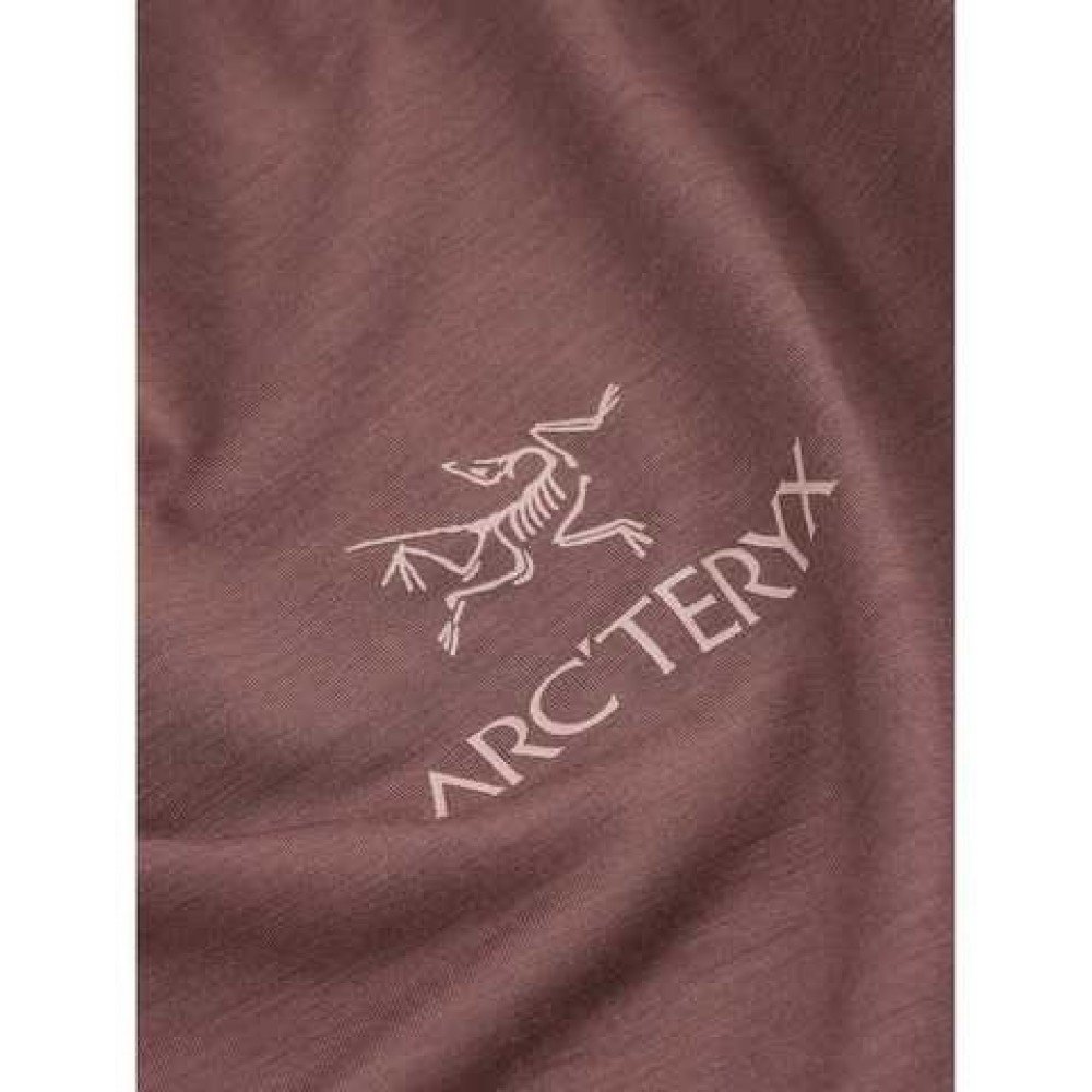 Футболка Arcteryx lonia Merino Wool Arc'Word SS Men's in Brown XL, фото №4