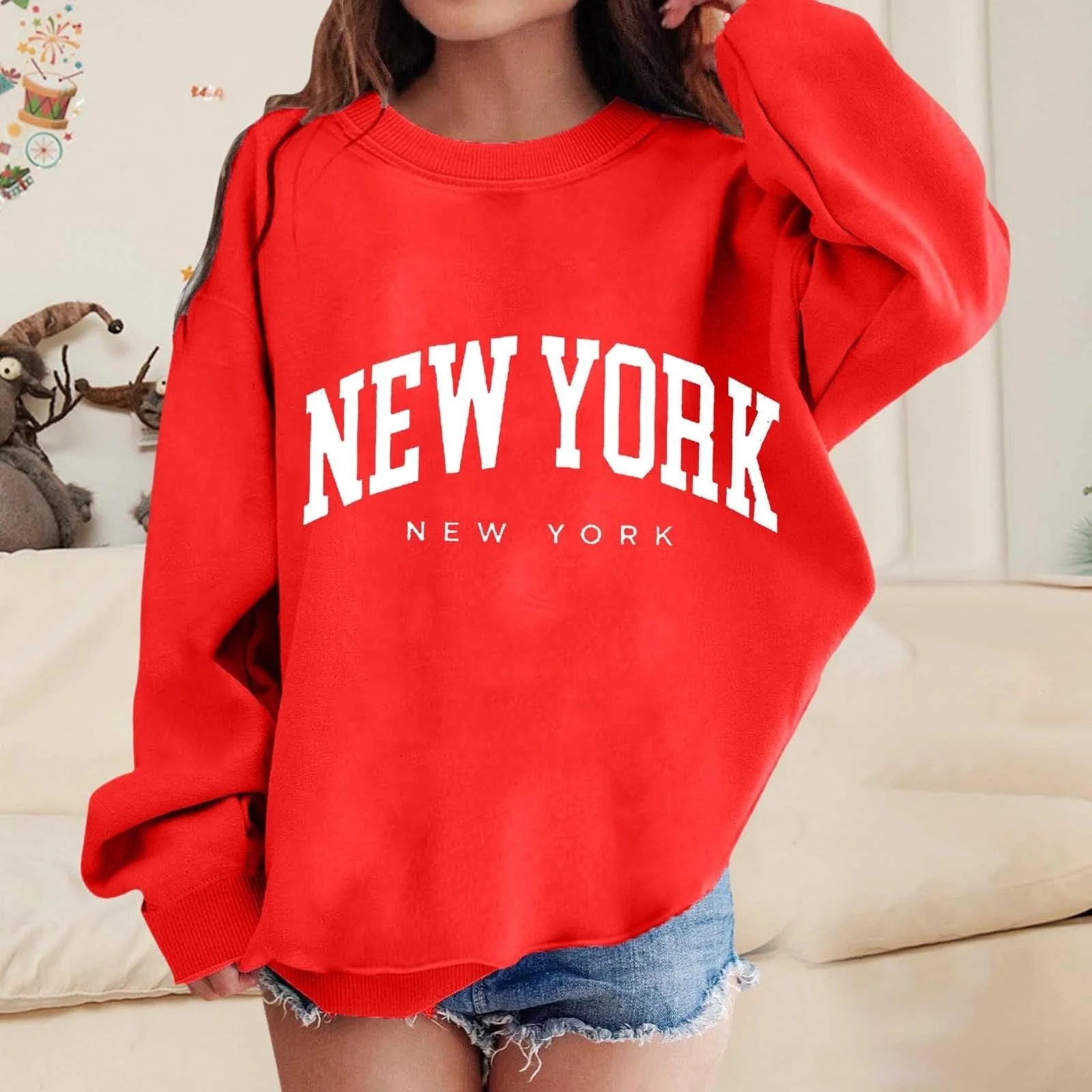 Пуловер Толстовка з принтом, фото №3