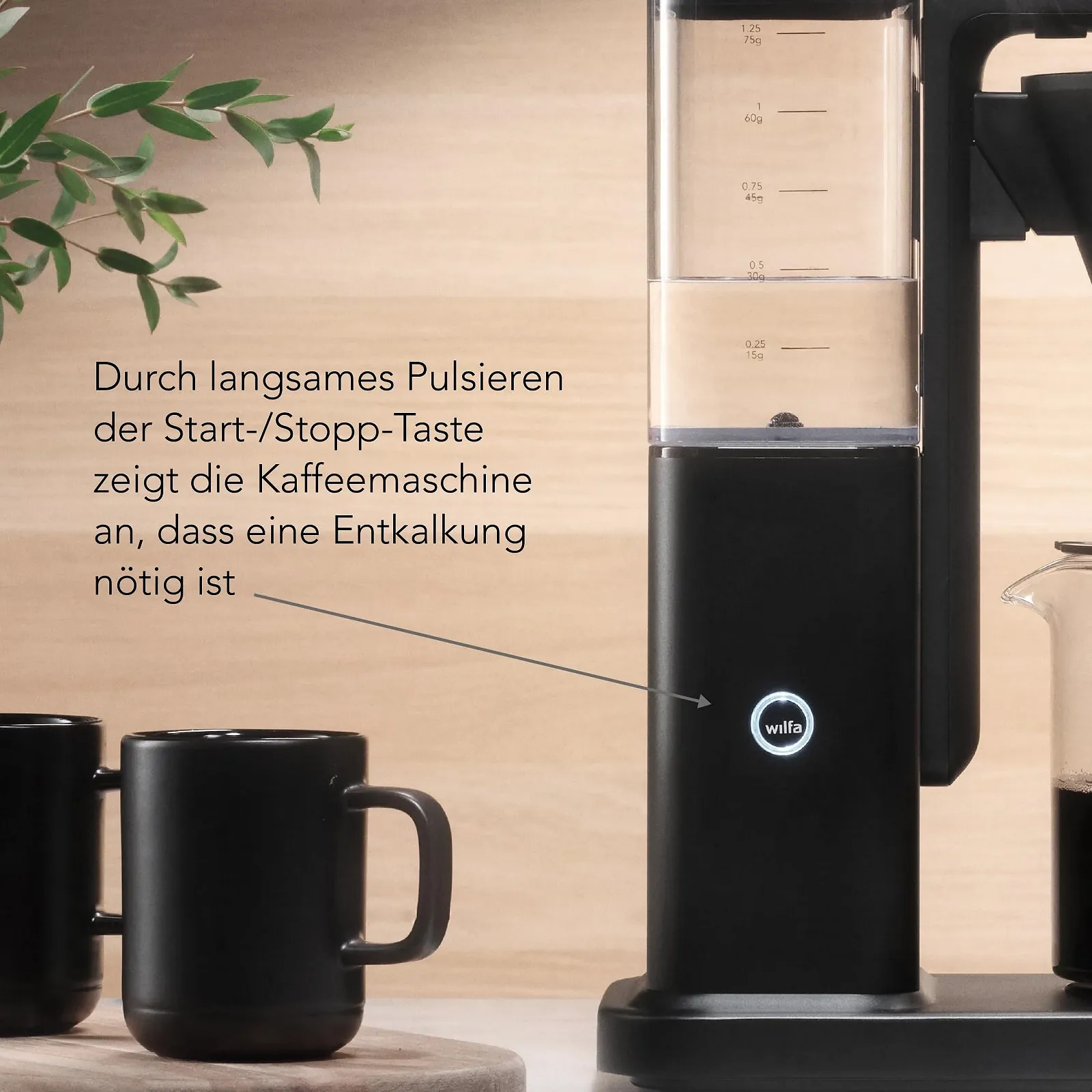 Фильтр-кофеварка Wilfa Zense Alux 1.25 л алюминиевый корпус черная, фото №5