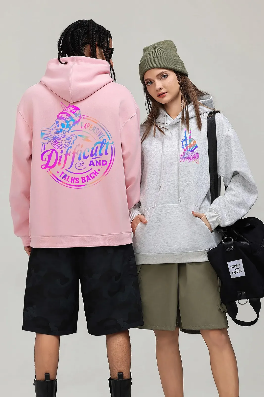 Худи Expensive Difficult And Talks Back Lustiges Skelett Grafik, фото №3