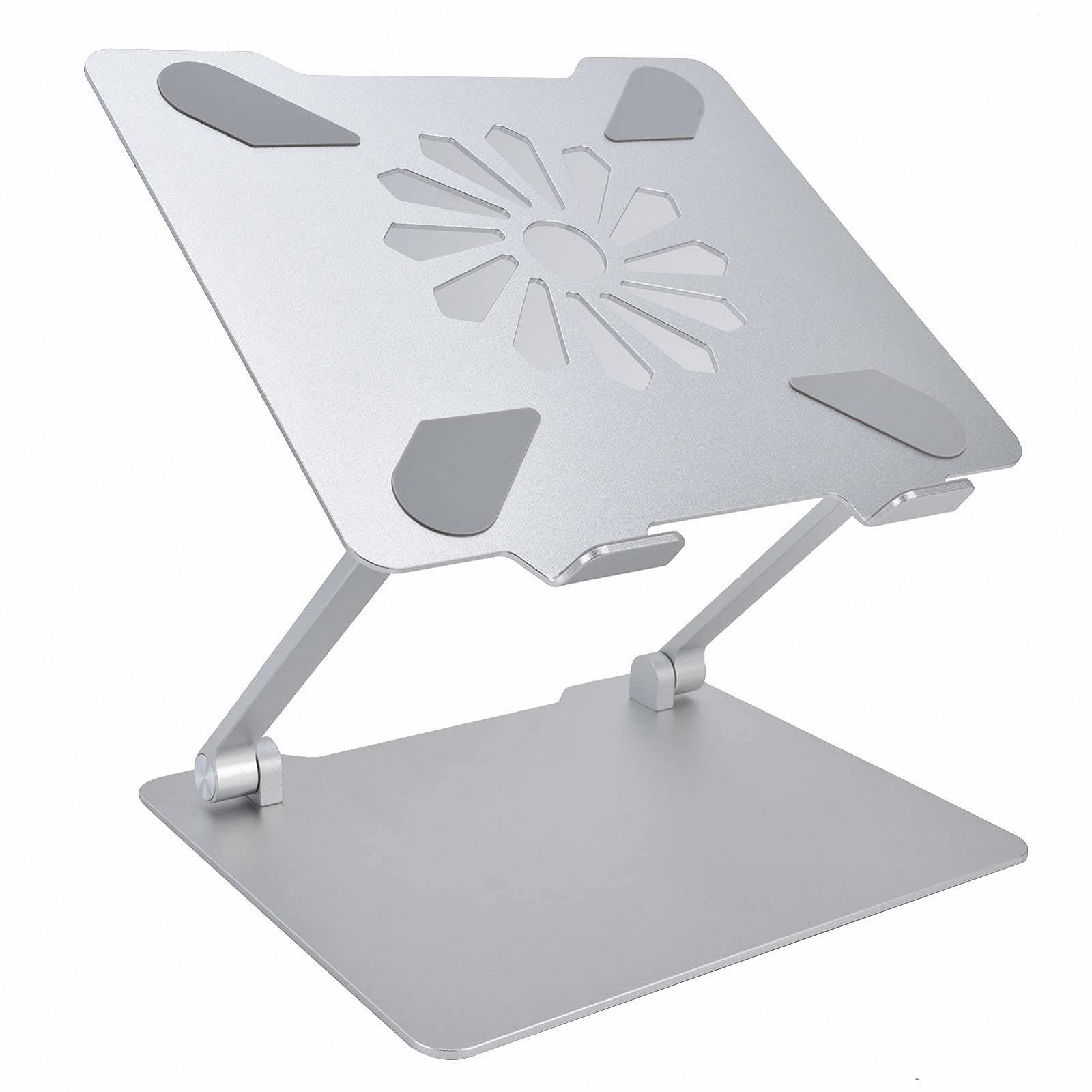 Підставка для ноутбука з алюмінієвого сплаву, регульована по висоті, ергономічна портативна, фото №3
