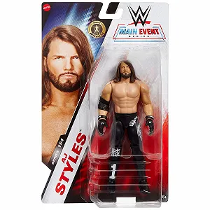 Екшн-фігурка Mattel WWE Main Combat Series #154 AJ Styles 6 дюймів JCV43 багатоколірна synthetic.ua - Фото 1