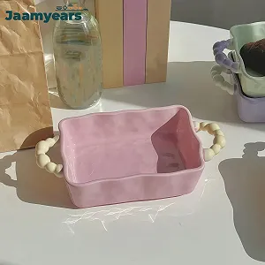 Форма для запікання керамічна прямокутна 700 мл для лазаньї synthetic.ua - Фото 1