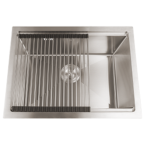 Кухонна мийка з нержавійки 1.5 мм під стільницю Nett NS-5742 synthetic.ua - Фото 1