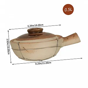 Форма для запекания Ciieeo с ручкой для супов и рагу, термостойкая керамика synthetic.ua - Фото 1