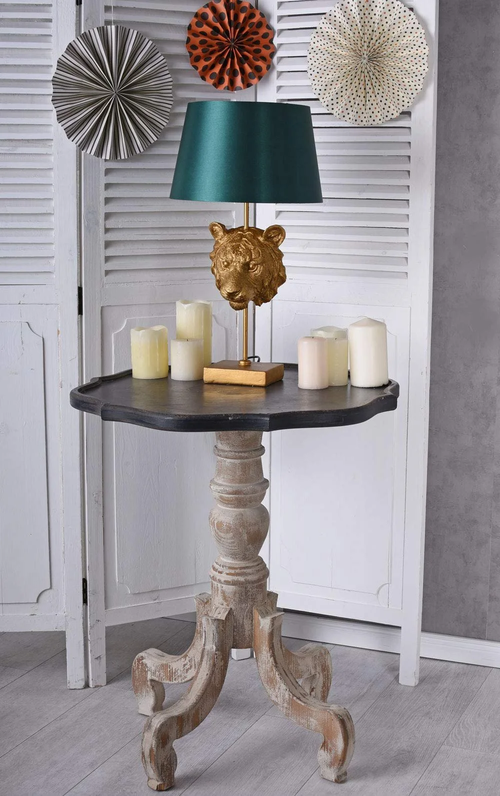 Настольная лампа Palazzo Tiger Head Gold Animal Head Light Loewenkopf 57 см cw243 Золотая, фото №3