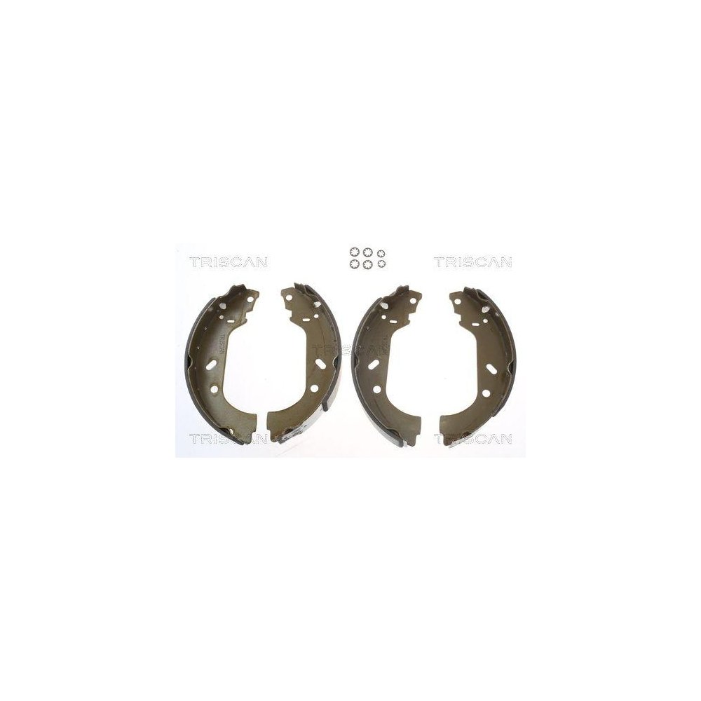 Комплект гальмівних колодок TRISCAN 8100 10588 для CITROËN FIAT LANCIA PEUGEOT задня вісь, фото №1
