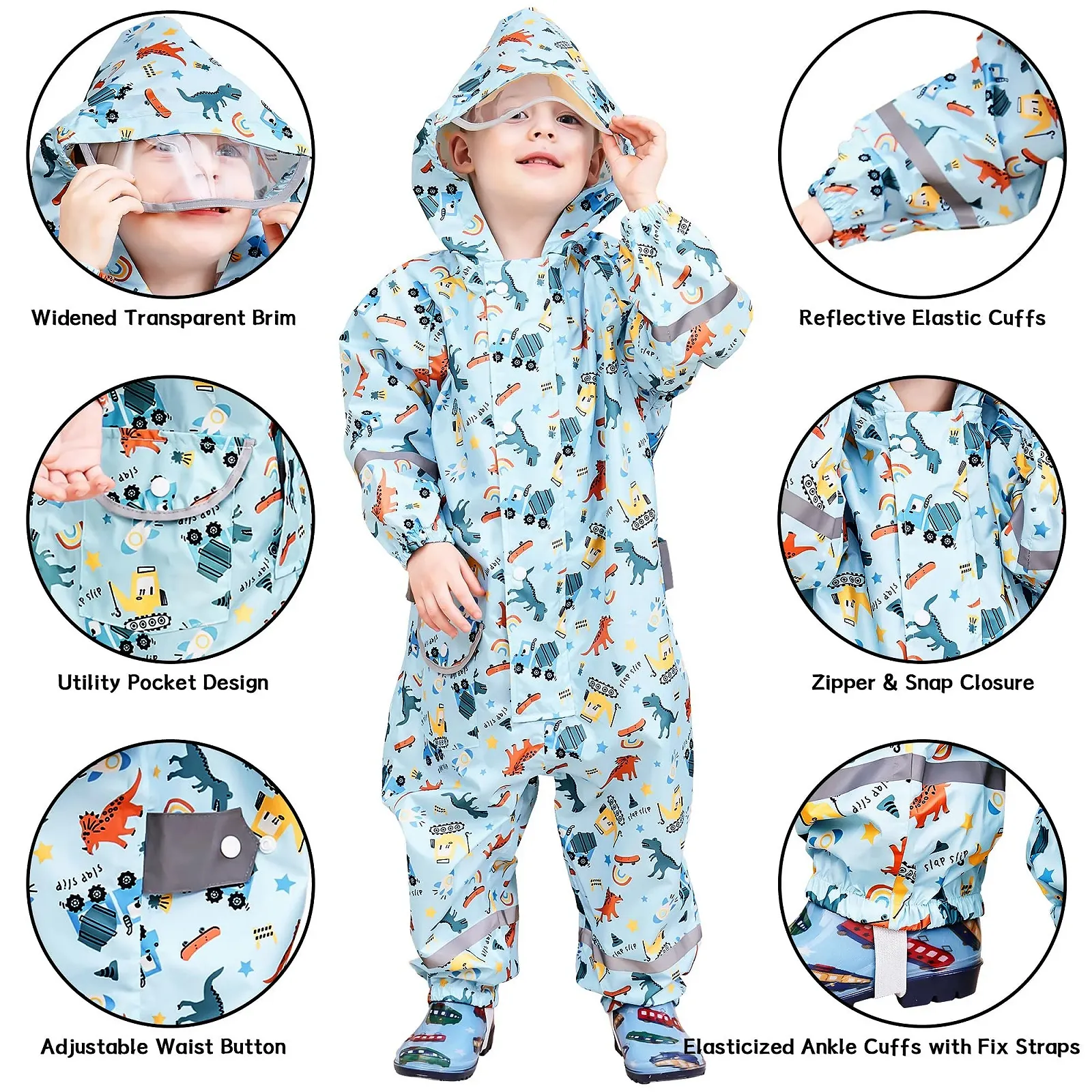 Дитячий дощовик Domueay, фото №4