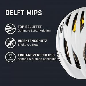 Шлем ALPINA Delft MIPS для взрослых: безопасный, легкий, индивидуально регулируемый, с оптимальной защитой MIPS synthetic.ua - Фото 1