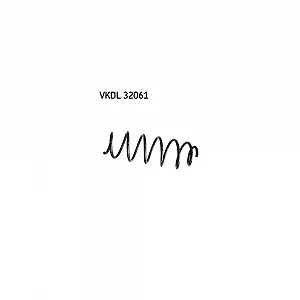 Пружина подвески SKF VKDL 32061 задняя ось - Фото 1