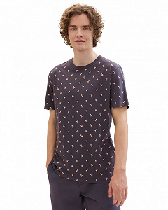 Футболка Men's DENIM  1042069ХХ35506 Tom Tailor Темно-коричневий XL - Фото 1