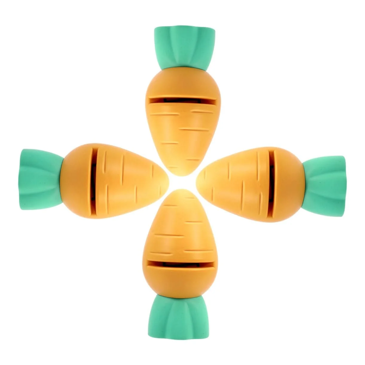 Набор точильных камней Ciieeo Carrot Shape в форме моркови ABS Orange, фото №1