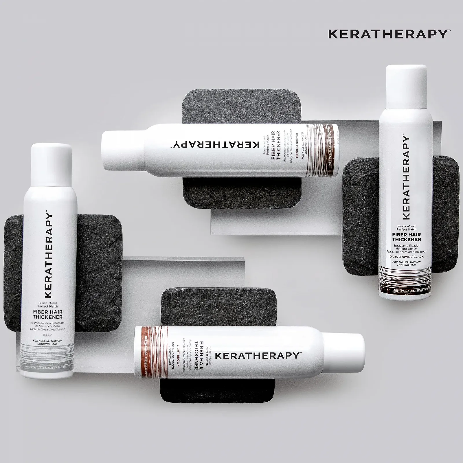Засіб для потовщення волосся Keratherapy Keratin Infused Perfect Match Fiber, фото №6 Засіб для потовщення волосся Keratherapy Keratin Infused Perfect Match Fiber, фото №6