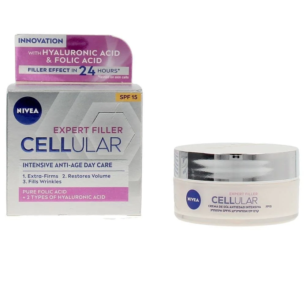 Денний крем Cellular Filler Hyaluronic & Folic Day Cream SPF15 50 мл, фото №1 Денний крем Cellular Filler Hyaluronic & Folic Day Cream SPF15 50 мл, фото №1