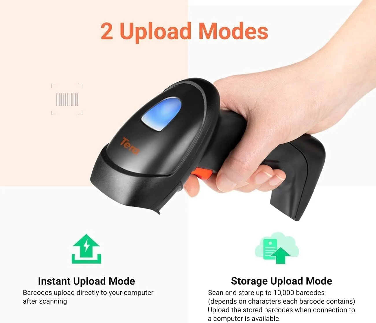 Сканер Tera D6100-N Чорний, фото №6 Сканер Tera D6100-N Чорний, фото №6