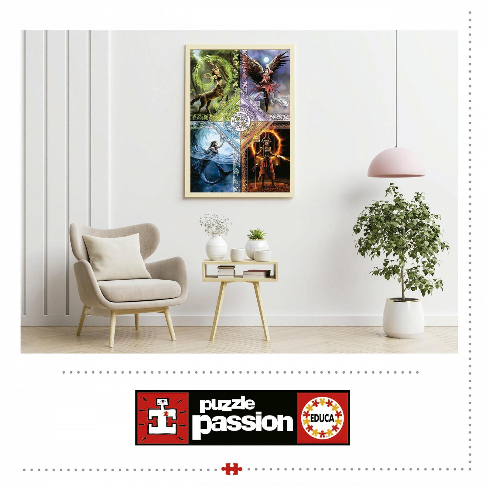 Пазл Educa Anne Stokes Elemental Magic Star 1500 элементов 85 x 60 см, фото №4