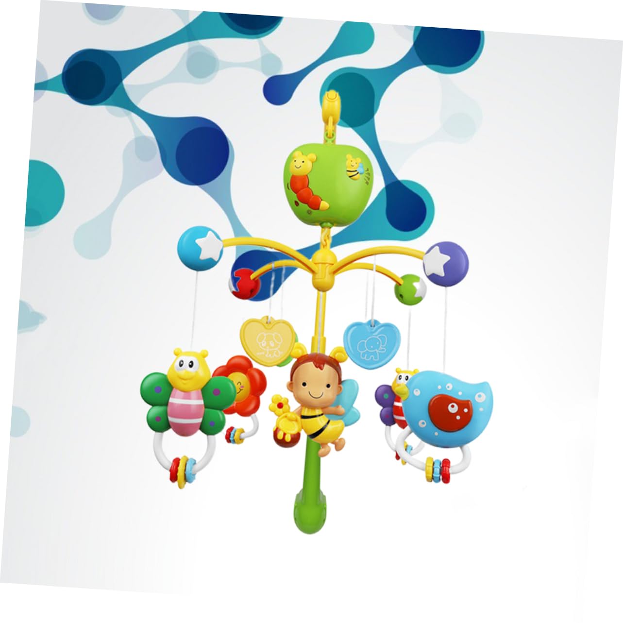Игрушка RORPOIR Hanging Baby Bed Children's Toys + Cot Decoration Bell Colourful, фото №2