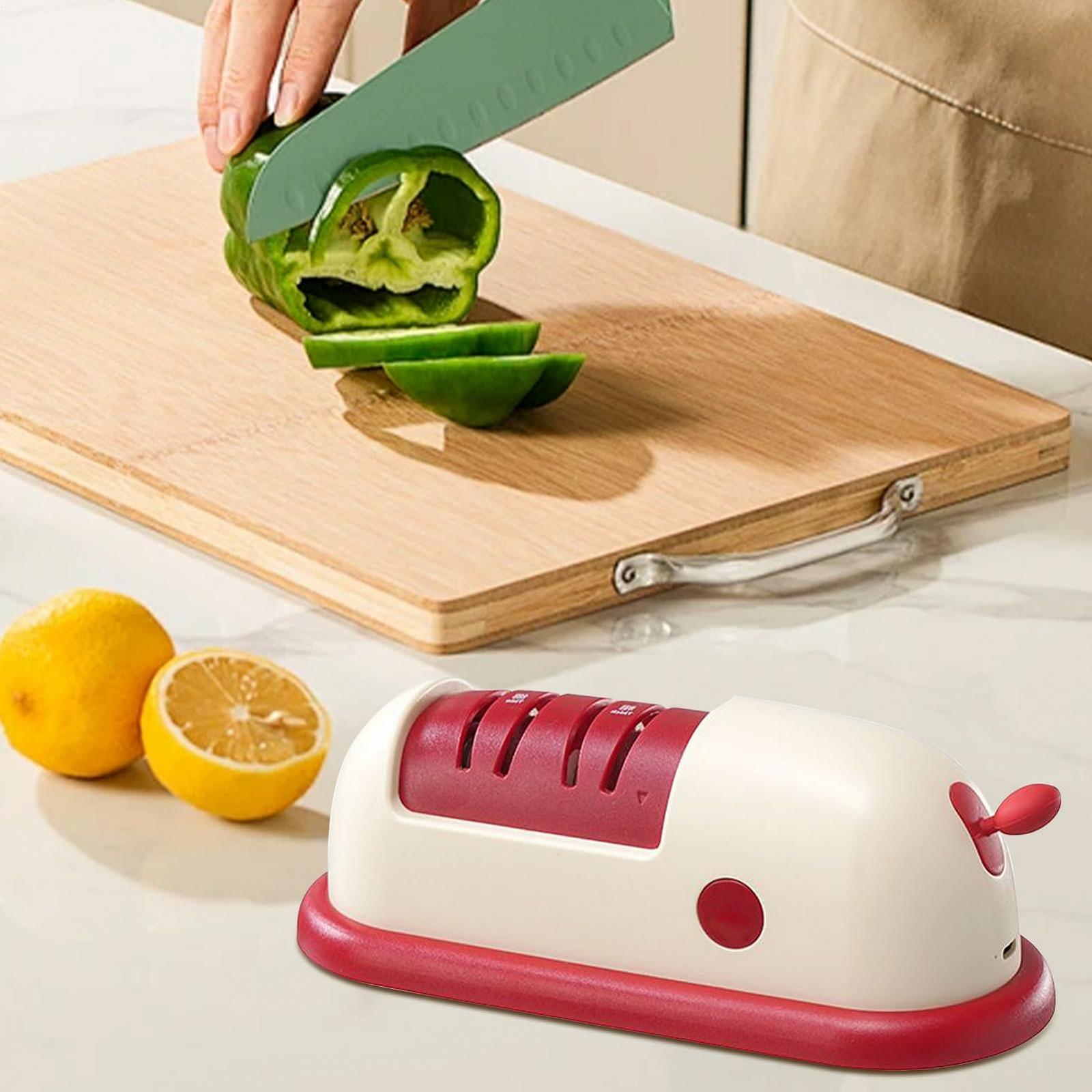 Точилка для ножей и ножниц Rechargeable Stainless Steel Ceramic, фото №9