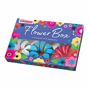 Носки Набор 6 штук Flower Box Oddsocks 37-42 Разноцветные synthetic.ua - Фото 1
