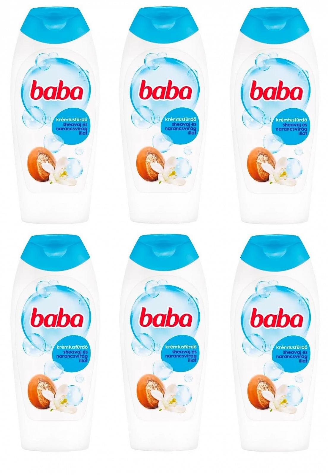 Гель для душу BABA Shea Butter & Orange Flower угорський 6 x 400 мл, фото №1