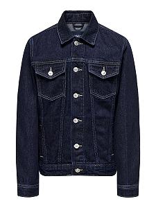 Куртка Джинсова ONLY Kobduke Dk Blue DNM Noos - Фото 1