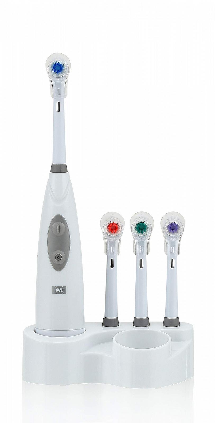 Електрична зубна щітка Melissa 16740012 сімейна на батарейках 4 шт., фото №1