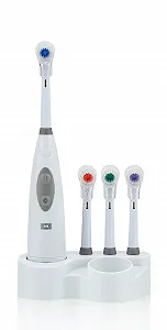 Електрична зубна щітка Melissa 16740012 сімейна на батарейках 4 шт. - Фото 1